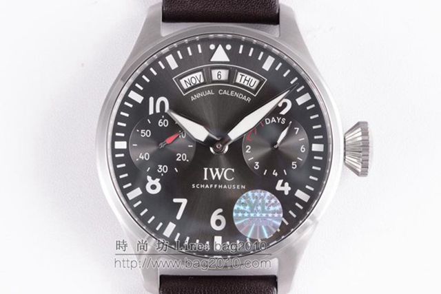 IWC手錶 V2升級版 IW502708 大型日曆顯示窗時計 萬國表高版本新款男表 萬國機械男士腕表  hds1246